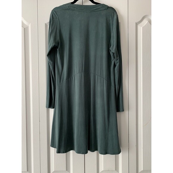 Anthropologie Dolan Dress M Green Long Sleeve Toute Swing Boho Minimalist Preppy - Picture 3 of 11
